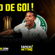 Faro de gol! Aposte R$100 e fature R$387 se Lázaro marcar em Liverpool-URU x Palmeiras pela Libertadores