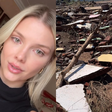 Influenciadora gaúcha volta à cidade natal e mostra destruição: 'Não existe mais nada'