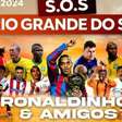 Ronaldinho anuncia Jogo das Estrelas para ajudar o Sul: data e local