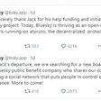 Bluesky repete os erros do Twitter, acusa fundador da rede social