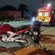 Motociclistas ficam feridos em duplo acidente envolvendo carro no Vista Alegre