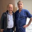 Jair Bolsonaro recebe visita de Jorginho Mello, governador de Santa Catarina, em hospital