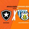 Botafogo x Avaí/Kindermann, pelo Brasileirão Feminino: onde assistir, escalações e arbitragem
