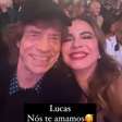 Mick Jagger prestigia colação de grau de Lucas, seu filho com Luciana Gimenez; veja