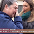 Patrícia Poeta reencontra prima ao vivo e desabafamr jack beats appvolta à cidade natal no RS