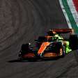 F1: McLaren teve ritmo forte em Ímola e Norris se aproximou da vitória