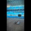 Nível da água diminui na Arena do Grêmio; veja imagens