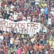 Torcida do Flamengo protesta contra Gabigol em Manaus: 'Não somos fãs de canalhas'