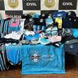 Polícia localiza produtos furtados da loja do Grêmio em abrigo na Região Metropolitana
