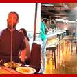 Garçom dispara sistema anti-incêndio de restaurante ao preparar bife de mais de R$ 1 mil