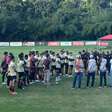 Torcida Organizada do Vitória se reúne com jogadores e comissão técnica na Toca do Leão