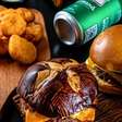 Hamburger dos heróis na Arena Heroes Burguer - sabor e diversão para toda a família