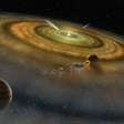 Telescópio James Webb revela colisão de asteroides em sistema estelar vizinho