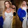Maya Massafera usa vestido Versace vintage no Miss Trans 2024 e revela emoção em primeiro evento com grande público: 'Coroada rainha'