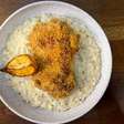 Receita de Dia dos Namorados: risoto de limão siciliano e sobrecoxa empanada