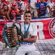 Pedro Rocha comemora seu primeiro título da Copa do Nordeste