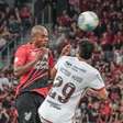 Com emoção até fim, Flamengo arranca empate com Athletico-PR, pelo Brasileirão