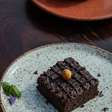 Brownie de batata doce com ganache de chocolate funcional