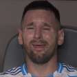 Messi cai no choro após sofrer lesão e ser substituído na final da Copa América
