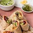 Esse wrap vegano é feito bem rápido: receita prática