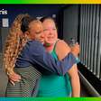 Rebeca Andrade tem encontro emocionante com a mãe após pódio; assista ao momento