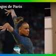 Rebeca Andrade posta vídeo de salto inédito com tripla pirueta