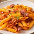 Penne especial com bacon para dar mais sabor ao dia a dia