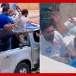 Eleitores jogam ovo em governador petista durante carreata na Bahia