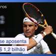 Aos 38, tenista Rafael Nadal se aposenta com fortuna de R$ 1,2 bilhão