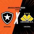 Botafogo x Criciúma, AO VIVO, com a Voz do Esporte, às 18h30