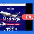 É falso anúncio com promoção de passagens aéreas a R$ 122 da Latam