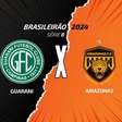 Guarani x Amazonas: onde assistir, escalações e arbitragem
