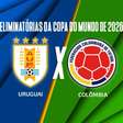 Uruguai x Colômbia, AO VIVO, com a Voz do Esporte, às 19h30