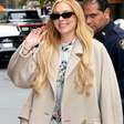 Lindsay Lohan deslumbra com estilo sofisticado ao exibir sobretudo de 23 mil