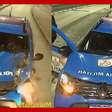 Viatura da PM invade contramão e bate em ônibus no Rio de Janeiro