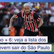 Luciano + 6: veja a lista de jogadores que podem sair do São Paulo