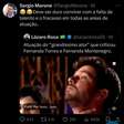 'Sem talento e fracassado': Sérgio Marone rebate comentários de Mario Frias sobre Fernanda Torres
