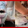 Peixe com dente similar ao humano viraliza após ser pescado no ES
