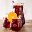 Sangria gelada com frutas: versão sem álcool refrescante