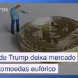 Posse de Trump deixa mercado de criptomoedas eufórico