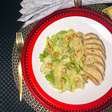 Peito de frango com Salada Caesar - suculência e leveza