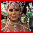 Viviane Araújo 'espanta' a chuva em desfile técnico da Mancha Verde
