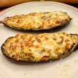 Berinjela gratinada na airfryer - crocante, cremosa e fácil