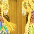 Sabrina Sato se veste em homenagem a Fernanda Torres para abrir carnaval do Rio