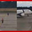Passageiro atrasado invade pista de aeroporto