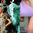 Patrícia Poeta, a musa da Grande Rio, mostra ferimentos após desfile