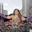 Multidão toma rua de São Paulo para acompanhar megabloco de Daniela Mercury