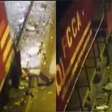 Homem sobrevive após ser atropelado por trem enquanto dormia nos trilhos no Peru