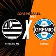 Athletic-MG x Grêmio, AO VIVO, com, a Voz do Esporte, às 18h