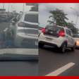 Para escapar de tiroteio, pessoas deitam em avenida e motoristas seguem na contramão no Rio